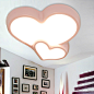 温馨浪漫灯饰儿童卧室吸顶灯具，创意多一点,;美丽多一点。