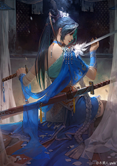 水泽芽美采集到插画 美宣