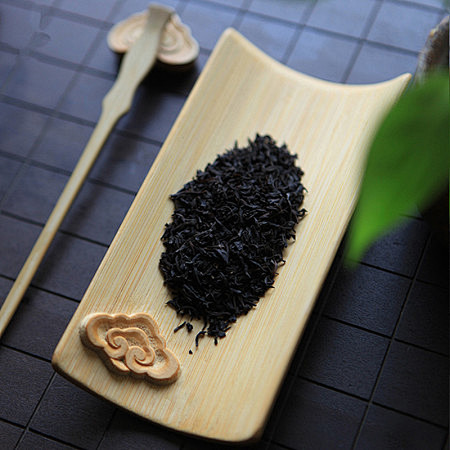 「竹取」传统手工留青竹刻茶荷 『八大山人...