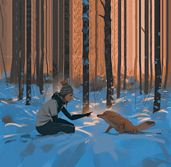 Augus_八月未完采集到Atey Ghailan