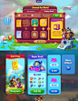 cartoon Playrix Games UI user interface