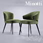 Minotti Aston Dining chairs Poltroncina