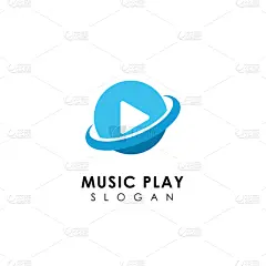音乐,进行中,行星,品牌名称,模板,技术员,形状,圆形,干净,设计