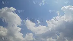 蓝色的天空!太棒了。背景!