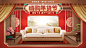 喜庆中国风年货节家装家具沙发海报banner