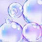 立体气泡泡玻璃艺术感主图背景
