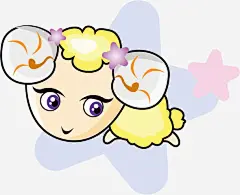 十二星座矢量图免抠素材_新图网 https://ixintu.com 十二星座 卡通 手绘 插画 星座 白羊座 矢量图