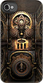 Infernal Steampunk Machine: iPhone case