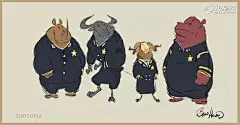动画电影《疯狂动物城》最全的概念设计稿！_影视_火星时代