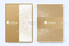 现代矢量模板的小册子，传单，传单，封面，杂志或年度报告A4大小。商业、科学、医药技术设计书籍排版。金