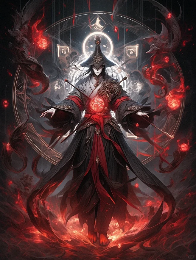 Ai绘画｜原始神【厄瑞玻斯】图片_AI-暗黑图片素材-花瓣网