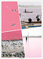 【玫瑰湖】塞内加尔的玫瑰湖位于首都达喀尔市区以北30多公里处，当地人把它叫作粉红湖，而玫瑰湖则是由法语Lac Rose而来。远远望去是一片令人沉醉的粉红。