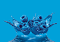 3D Illustration for BSN • AMINOx /NO-Xplode Packs • USA : BSN