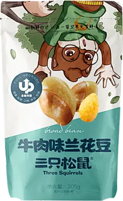 牛肉味兰花豆-包装1