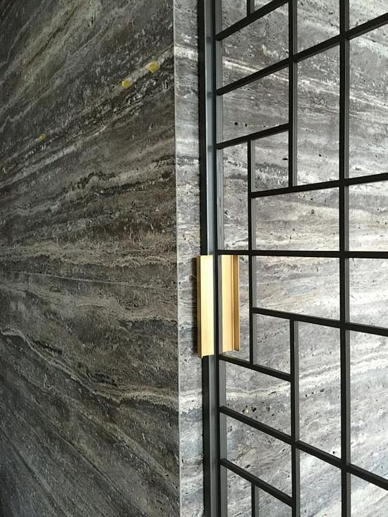 glass door: 