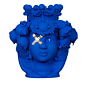 Donna Rosalia Yves Klein Blue Vase - Shop Stefania Boemi online at Artemest