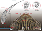 WNW BAR / 越南建筑师武重义（Vo Trong Nghia)，曾在日本学习建筑。Nghia按照传统的方法，将用作结构的竹材在泥浆中浸渍数月并烟熏以增强竹子的防腐防虫性能，由于结构节点数量较多，若采用金属构件连接，将失去成本优势，Nghia的低成本竹子建筑都是采用绳子捆扎和竹楔子、竹螺栓等传统有机连接方式。
