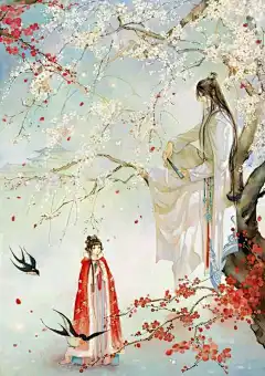 QQ卡通皮肤 手绘唯美古风人物-卡通皮肤-2345QQ个性网