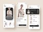 App—Wedding dress application clother mall date card beauty white system simple noble girl design color ui ue fashion buy app