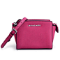 MICHAEL KORS 迈克·科尔斯 女士迷你深粉色牛皮斜挎笑脸包 32H3SLMC1L DEEP PINK