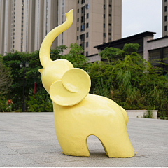 七段数景观雕塑摆件采集到抽象大象雕塑摆件