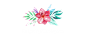 夏季五颜六色的水彩热带花卉花圈