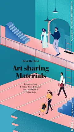人物交际扁平风插画设计图__海报设计_广告设计_设计图库_昵图网nipic.com