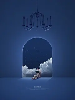 魅蓝夜景空间合成海报 - 专辑-优图网