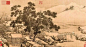 刘松年《四景山水图》中的避风沓（冬景）