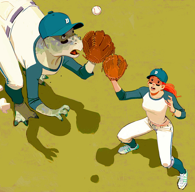 Catching the fly bal...