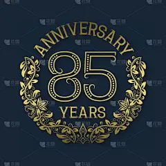 85周年金徽。