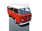 VW T1 transporter, Frank Ziemlinski : Yes - a simple VW T1 transporter can be beautiful - especially those very old original versions in showroom condition -  rolling history for sure :-)  Enjoy the picture