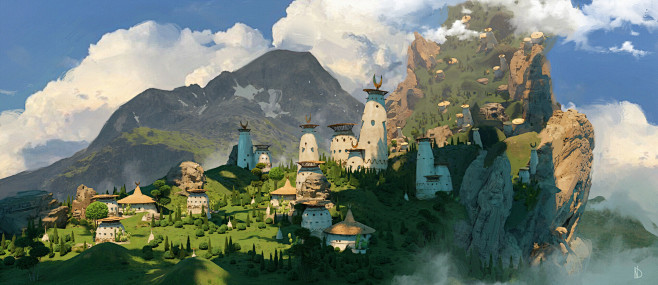 Village in the sky