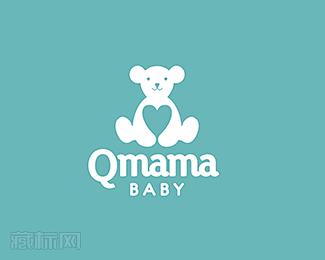 Qmama Baby新生儿用品logo设...