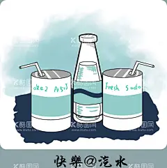 饮料瓶  - 源文件下载【酷图网】饮料瓶,汽水,烫画,印花,设计,文字,