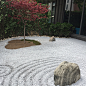 日式枯山水白砂石砾石小石子铺面造景装饰石头庭院铺路白色水洗石-淘宝网