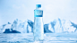 water blue bottle design Packaging brand identity Logotype