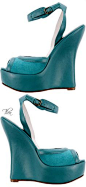 Elie Saab ● Wedge Sandals