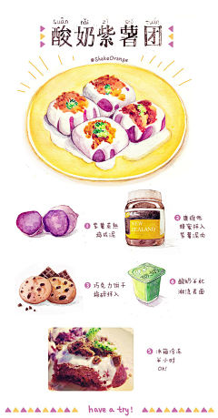 平面设计师一枚采集到手绘食物