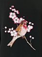 Stella McCartney 鸟与樱花刺绣套头衫 - Farfetch : 选购 Stella McCartney 鸟与樱花刺绣套头衫.