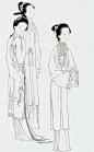 罗寒蕾老师的白描作品《金陵十二钗》