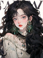 ai绘画 | 杂志系列②黑色