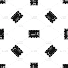 信封,邮件,式样,黑色,分离着色,明信片,几何形状,重复,通信