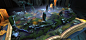 RuneScape Chronicle Morytania, Lewis Labram : A landscape inspired by the Morytania area. 

https://www.rschronicle.com/

We were attempting to give a contrast to the other zones that currently were in the game by being dark in this environment, this also
