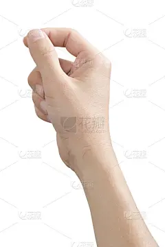 手上的空白卡片