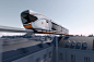 Monorail train 单轨列车，速度如飞一般的感觉~
全球最好的设计，尽在普象网（www.pushthink.com）