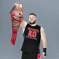 Photos: Kevin Owens' first shoot as WWE Universal Champion : Moments after becoming the WWE Universal Champion on Raw, Kevin Owens hits the photo studio to show off his new prize.