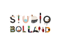 Studio Bolland - Animated Type : We created a series of animated gifs that showcase our name and the style of animation that we do. Every letter represents something we love. 