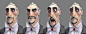 Dracula - facial expressions, Flauberth Carvalho : It is just few facial expressions that I'm working on in this fella ancient.