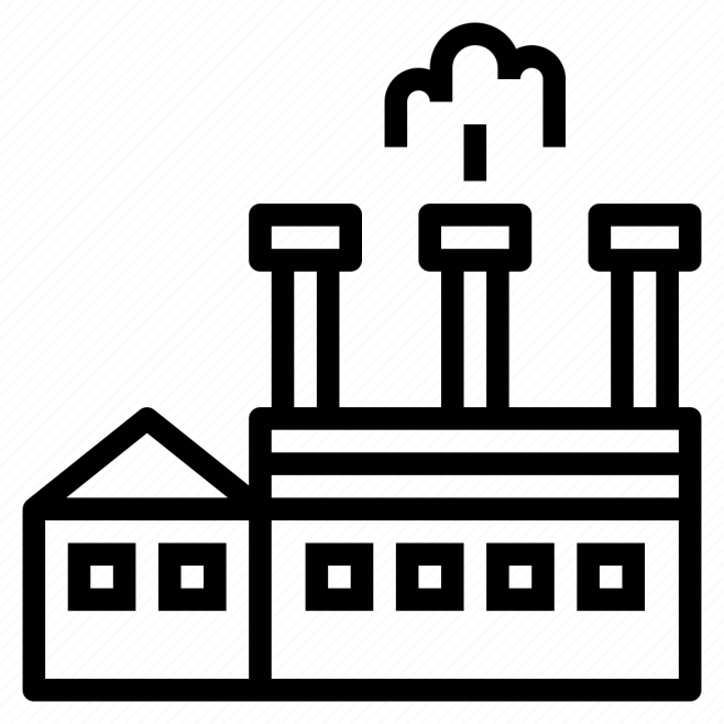 Building, factory, industry icon - Download on Iconfinder-花瓣网